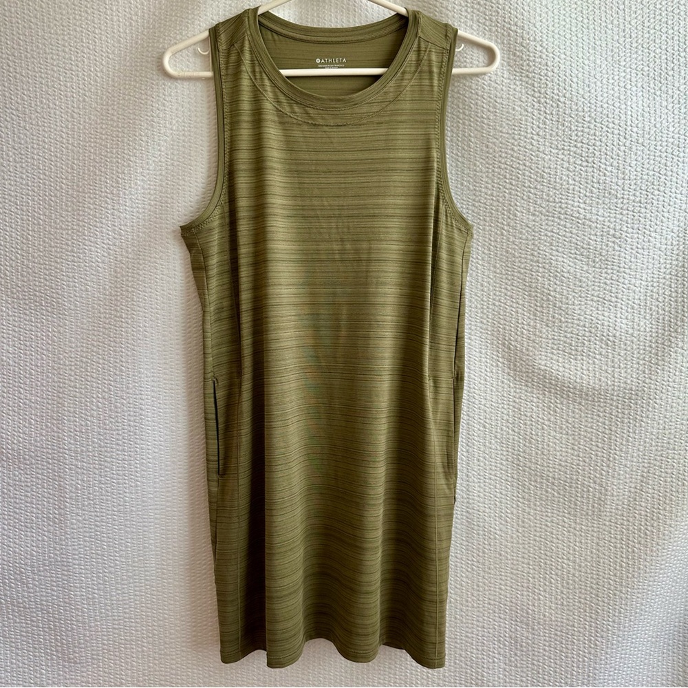 Athleta Pacifica Illume Women’s Green Sleeveless Dress Size: Small Petite